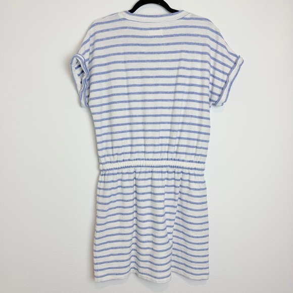 Lou & Grey Blue and Cream Striped Dress - Picture 9 of 9